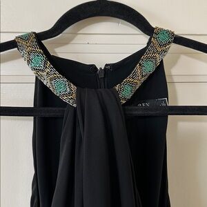 Ralph Lauren long dress with Embellished Collar